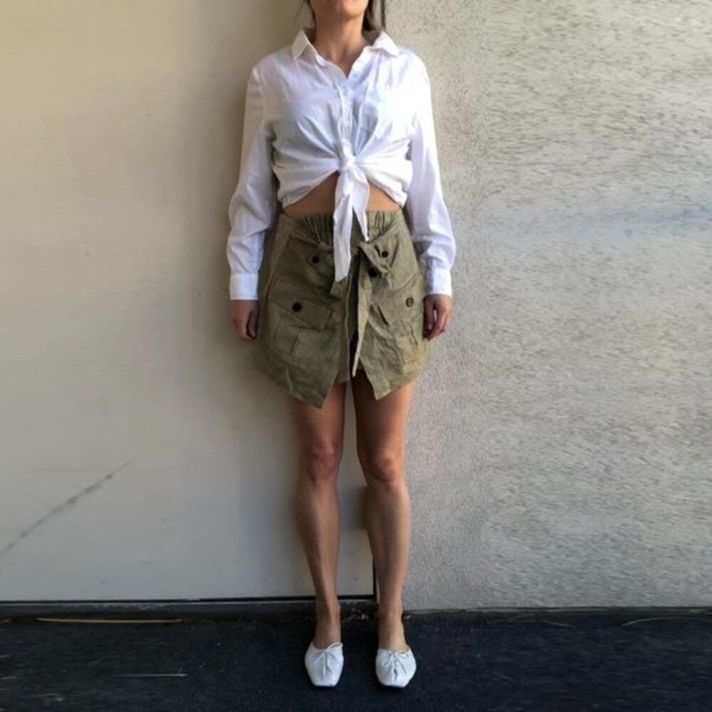 Zara Skort - Pale Green - Size S